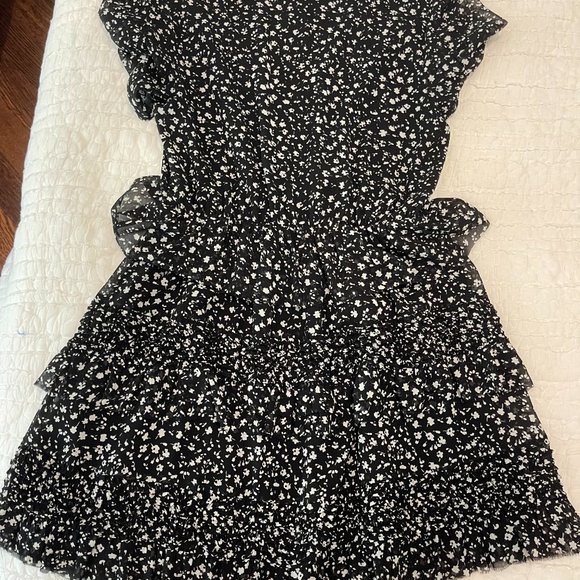 All Saints Black Ilia Pippa Floral Dress - Picture 6 of 7